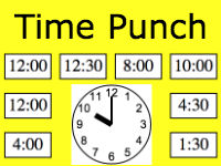 Time Punch | Play Time Punch at HoodaMath.com